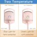Biutee Rechargeable Heated Eyelash Curler with Double Head Comb - 2 Heat Modes, Silicone Pad, Pink - Buy Online on GoSupps.com