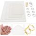 NUOBESTY 4pcs Notebook Mold Silicone Molds Customize Notebook Tuile Crystal Mold Material Package Epoxy A5 - Buy Online on GoSupps.com