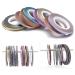 Healeved 60 Pcs Adhesive Line Sticker Flash Tape Color Tape Epoxy Colored Duct Tape Colorful Tape Manicure Sticker Washi Tape Dispenser Decor Gold and Silver Thread Nail Stickers - Buy Online on GoSupps.com