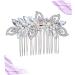 FRCOLOR Set of 2 Hair Comb with Rhinestone Pearls Wedding Hair Jewellery Wedding Hair Accessories Bridal Headpiece Wedding Hair Accessories for Women Tiara Women Hairpin Bridal Combs Rhinestones - Buy Online on GoSupps.com