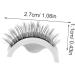 DRESSOOS 1 Pair False Party Eyelashes Eye Lashes Makeup Eyelashes Natural Looking False Lashes False Eyelashes Short Eyelashes Lash Adhesive Strips Eye Decors Curly Extend 3d Chemical Fiber - Buy Online on GoSupps.com