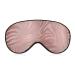 Rose Gold Zebra Skin Sleep Mask for Women Adjustable Sleeping Eye Shades Cover with Elastic Strap