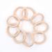 Soft Cotton Hair Ties - 100 Pcs No Slip Scrunchies for Thick Curly Hair (Light Blonde) - Buy Online on GoSupps.com