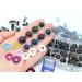 ARTCXC 16mm 8 Colors Glitter Safety Eyes (64pcs) for Dolls, Teddy Bears, and DIY Crafts - Buy Online on GoSupps.com