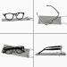 Shop LUR 1.5 Classic Square Reading Glasses for Men - 4 Pack with Comfy Spring Hinges & Stylish Wood Tone Design - International Shipping Available - Buy Online on GoSupps.com