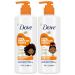 Dove Shampoo and Conditioner Set - Love Collection Curly Kids Wavy Hair Products 17.5 Oz (2 Piece Set)