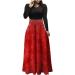 Shop Women's Christmas Cartoon Pulli Dress with Bag | Elegant Red Hoodie Dress for Holiday Parties - Buy Online on GoSupps.com