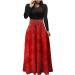 Women's Christmas dress Cartoon Pulli Dress Bag Christmas Elk Party Dresses Hoodfover Fashion Dress With Bag Hoodie Dress Oberen Jumper Elegant Mini Kleid Red M