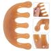 Beaupretty 4-Piece Gua Sha Comb Set - Wooden Hair Massage Device for Scalp & Highlights | Travel Size Hair Care Tools - Buy Online on GoSupps.com