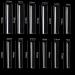 JZK 240x XXXL Clear Half Cover Extra Long Square Nail Tips For Acrylic Extensions No C Curve False Nail Tips Long For Gel And Acrylic Nails 3XL Finger Nail Extension Tips - Buy Online on GoSupps.com