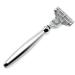 Edwin Jagger Bulbous Chrome Handle for Gillette Mach3 Razor - Premium Shaving Accessory for a Luxurious Experience - Buy Online on GoSupps.com