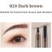 4 Point Eyebrow Pencil 4 Point Eyebrow Marker Pencil - Eyebrow Marker Black For Nature Simulation Wild Eyebrows Quick Dry Long Wear No Smudge Dark Brown - Buy Online on GoSupps.com