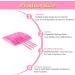 200Pcs Disposable Eyelash Brushes Pink Micro Brushes Applicator Eyelash Brushes for Eyelashes Extensions - Buy Online on GoSupps.com