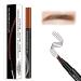 Anjoize Eyebrow Pen Anjoize 4-Tip Microblade Brow Pen Eyebrow Pencil Eyebrow Microblading Pen Long-Lasting Water-Resistant Waterproof and Smudge-Proof (Dark Brown)