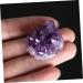 FOMIYES 2pcs Natural Crystal Cluster Decor Natural Gemstone Specimen Desktop Crystal Ornament Crystal Stone Purple Medium - Buy Online on GoSupps.com
