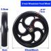 Wheelchair Wheels Wheelchair Front Castor 5inch/6inch/8inch Replacement Wheel Wheelchair Front Wheels Rollator Casters Black Anti-slip Wheels 2 Counts (Size : 6inch/15cm)(8inch/20cm) - Buy Online on GoSupps.com