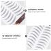 VINTORKY Eyebrow Sticker 3 Sheets Waterproof Eyebrow Stickers Make up Kit Black Eyebrow Stickers Fake Eyebrow Stickers Post - Buy Online on GoSupps.com
