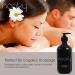 Nooky 16oz Massage Oil with Fractionated Coconut Oil - Unscented - Buy Online on GoSupps.com