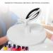 Nail Polish Organiser Nail Polish Bottle Holder Reclining Nail Polish Holder Adjustable Auxiliary Nail Painting Tools for Nail Salons Nail Schools(WHITE) - Buy Online on GoSupps.com