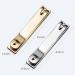 SUICRA Nail Clippers Fingernail Clipper Toenail Nail Clippers Fingernail Scissors Manicure Cutters Pedicure Nail Tools Toenail Trimmers with Nail Files (Color : Silver) - Buy Online on GoSupps.com