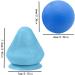Eruceky Two-Part Trigger Point Presser Massager Set - Fascia Ball with Suction Cup for Muscle Pain Relief in Back Neck Arms & Shoulders - Blue - Buy Online on GoSupps.com