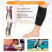 Adjustable Calf Compression Bandage - Neoprene Support for Men & Women | Reduce Swelling Alleviate Pain Aid Muscle Recovery Black - Buy Online on GoSupps.com