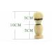 Premium 100mm Badger Hair Shaving Brush with Wooden Handle - Barber Salon Tool for Ultimate Shaving Experience | International Shipping Available - Buy Online on GoSupps.com