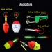 FASPLORE 50pcs Glow Sticks 4.5mm/3mm Night Fishing Green Fluorescent Light - Pack of 50 - Buy Online on GoSupps.com