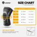 Knee Sleeve - Knee Brace for Men & Women | Four Spring Supports for Stability & Relief | Black Large | Sports & Activity Knee Protection - Buy Online on GoSupps.com