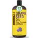 Pure Cold Pressed Grapeseed Oil - Big 32 fl oz Bottle - Non-GMO, Hexane Free, Natural & Lightweight Grape Seed Oil for All Skin Types and Hair - Perfect Carrier Oil for Massage Therapy & Aromatherapy