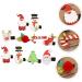 FRCOLOR 16 Sets Christmas Suit Hairpin Snowman Hair Clips Holiday Hair Santa Clause Suit Xmas Stocking Fillers Xmas Snowflake Barrettes Christmas Decor Kids Hair Pin Iron Elk Bobby Elder - Buy Online on GoSupps.com