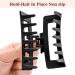 Matte Square Claw Clips 3.5 Inch - Strong Hold Non-Slip Hair Clamps for Women Girls - Set of 2 Black Medium Hair Styling Accessories - Buy Online on GoSupps.com