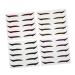 FOYTOKI 20 Pairs Eyeshadow Stickers Face Makeup Stickers Face Glitter Stickers Eyeliner Stencil Sticker Glue