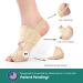 Welnove Bunion Corrector | Orthopedic Splint & Big Toe Separator for Pain Relief - Day & Night Support for Men & Women | Non-Slip Design (Beige - Buy Online on GoSupps.com