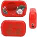 Portable Buddhist Music Player - Travel Friendly | 22 Temple & Household Songs | Vibrant Jujube Red - Buy Online on GoSupps.com