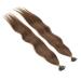 Remyhaar.eu - bonding microring extensions i -tip 0.5g smooth 20 strands 10g remy real hair hair extension - 45cm 18 " 4#(chocolate brown) 45cm 18" 4#(chocolate brown)