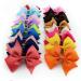 20-Piece Girls' Hair Clip Set - Soft Satin Ribbon and Metal Construction - Assorted Colors - Buy Online on GoSupps.com