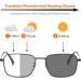 Men's Progressive Multifocus Photochromic Reading Glasses - Anti-Blue Light Multifocal Sunglasses - Black Frame 2.5x - International Shipping Available - Buy Online on GoSupps.com