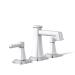 Kohler 27399-4K-CP RIFF Widespread Bathroom Sink Faucet Polished Chrome Wide Spread Faucet 1.0 GPM Polished Chrome