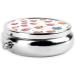 Delicious Cupcakes Mini Round Pill Box | 3 Compartment Organizer for Travel & Home | Portable Pill Case for Easy Use - Buy Online on GoSupps.com