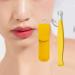 AWHAO Universal Tweezers for Trimming Nose Hair Round Tip Tweezers Precise Professional and Safe Nose Hair Tweezers Yellow with Pouch - Buy Online on GoSupps.com