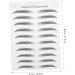 Beavorty 10 Sheets Imitation Eco Eyebrow Sticker Eyebrow Grooming Stickers Imitation Eyebrow Sticker Beauty - Buy Online on GoSupps.com