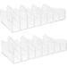 Ciieeo Acrylic Organiser 10 pcs Plastic Blush Divided Eyeshadow Countertop for Clear Bathroom Display Eye Wallet Stand 17.2X8.5X5.3CMx5pcs Transparentx5pcs - Buy Online on GoSupps.com