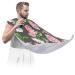 Beard Bib Apron Beard Bib Hair Catcher for Men Shaving and Trimming Non-Stick Waterproof Beard Cape Grooming Cloth Rose Feather Heart