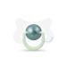 Suavinex Phosphorescent Pacifier Set - 2 Symmetrical Silicone Pacifiers for 18 Months - Night & Day Green Bear Design - International Shipping Available - Buy Online on GoSupps.com