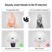 RAYOCON UV Gloves for Nail Lamp | UPF50+ UV Protection Fingerless Gloves | Black Manicure Gloves for Nail UV Light - Buy Online on GoSupps.com