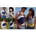 CUBY Baby Carrier Sling | Natural Cotton Adjustable Wrap for Newborn Comfort | Nursing Infant Toddler Carrier | Black Polka Dot - Buy Online on GoSupps.com