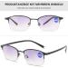 Lanomi Classic Bifocal Reading Glasses with Blue Light Filter | UV400 Protection for Men & Women - Stylish Semi-Frame 2.5 Diopters - Buy Online on GoSupps.com