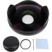 Asixxsix 0.3X Fisheye Lens 72mm Thread Mount Long Depth of Field Wide Angle Fisheye Lens with Hood for Camcorder Camera Photography Lens - Buy Online on GoSupps.com