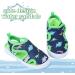 Tombik Toddler Aquatic Water Shoes - Beach Sandals for Boys/Girls (8 Toddler, Blue/Green/Dinosaur) - Buy Online on GoSupps.com